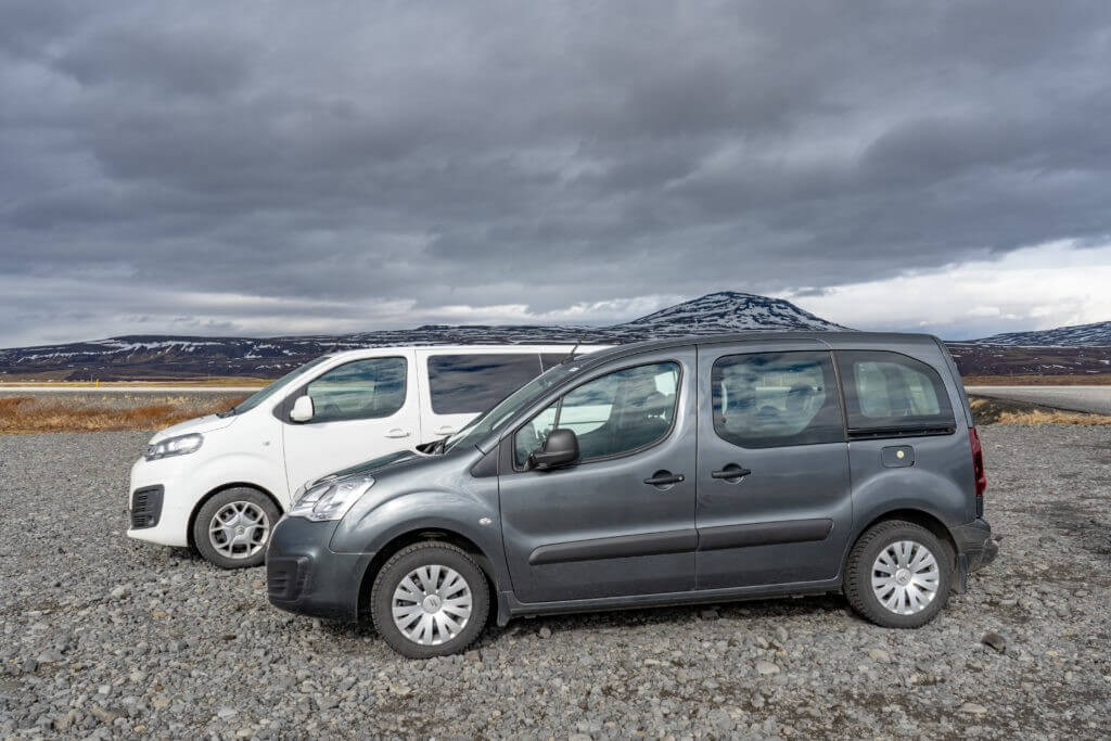 renting a car in Iceland in April